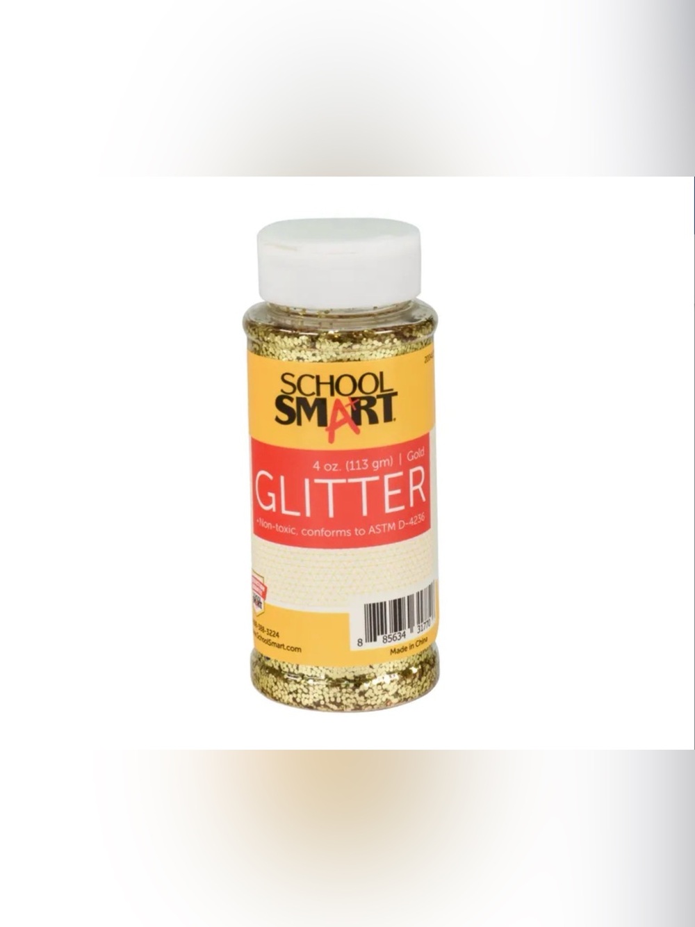 Gold Craft Glitter, 4 Ounces